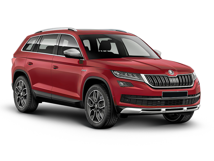 Skoda Kodiaq Scout Красный
